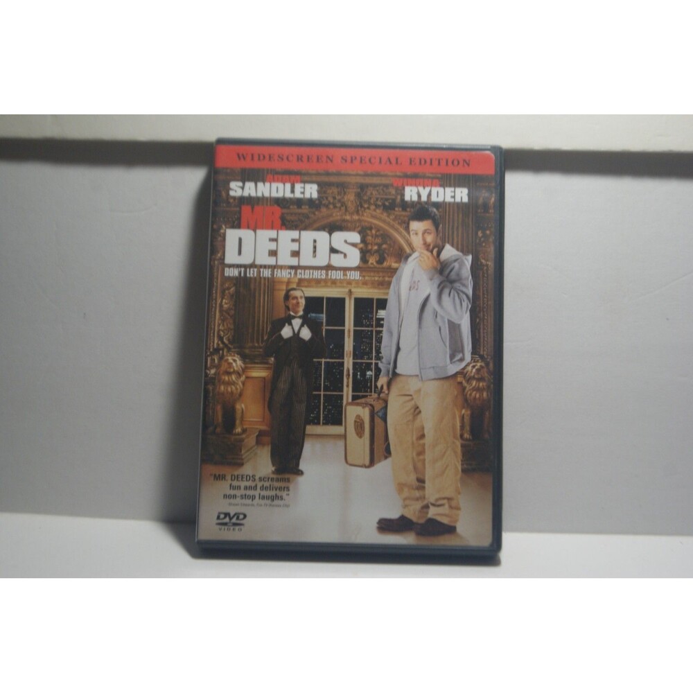 Mr.Deeds DVD Adam Sandler Action Comedy 2002 Silly Film Genre